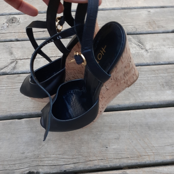 Black wedges size 9 US 40 EUR - Picture 8 of 8